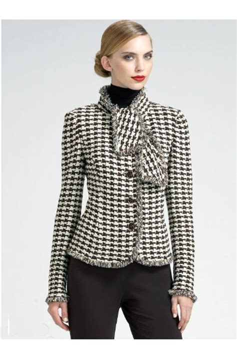 style a chanel jacket|Chanel style jackets for women.